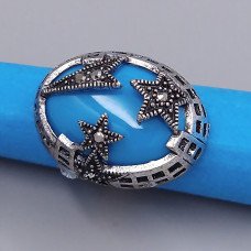 Каблучка під крапельне срібло. Ширина: 22 мм Є: 17р 18р 19р 20р