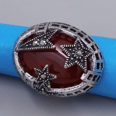 Каблучка під крапельне срібло. Ширина: 22 мм Є: 18р 19р 20р