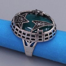Кільце під крапельне срібло. Ширина: 22 мм Є: 17р 18р 19р 20р