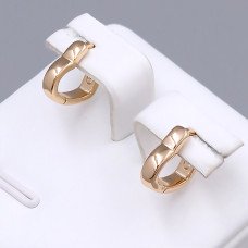 Сережки ХР. Позолота 18К. Довжина: 12 мм. Ширина: 3 мм