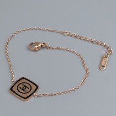 Браслет Stainless Steel. Сталь. Позолота ЧВ. Довжина: 16.5-20.5 см.