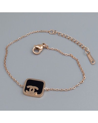 Браслет Stainless Steel. Сталь. Позолота ЧВ. Довжина: 17-20 см.