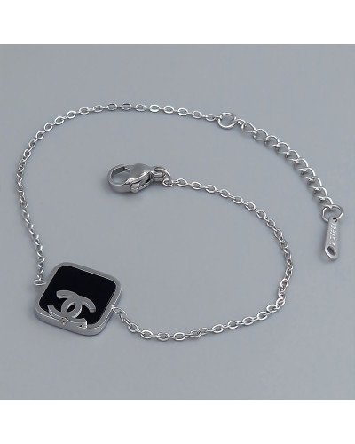 Браслет Stainless Steel. Сталь. Родій. Довжина: 17-20 см.