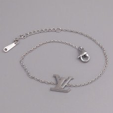 Браслет Stainless Steel. Сталь. Родій. Довжина: 17.5-20.5 см. Ширина: 12 мм.