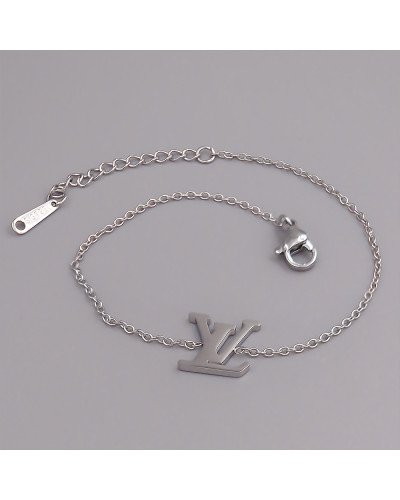 Браслет Stainless Steel. Сталь. Родій. Довжина: 17.5-20.5 см. Ширина: 12 мм.