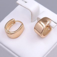 Сережки ХР. Позолота 18К. Довжина: 14 мм. Ширина: 8 мм