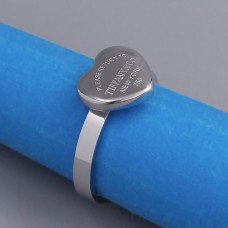 Каблучка Stainless Steel. Сталь. Родій. Є: 16р 19р 20р