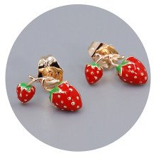 Сережки-гвоздики XР M&L. Позолота 18К. Довжина: 15 мм Ширина: 8 мм 12 пар