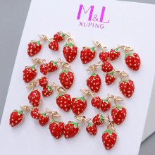 Сережки-гвоздики XР M&L. Позолота 18К. Довжина: 15 мм Ширина: 8 мм 12 пар