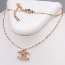 Ланцюжок із кулоном Stainless Steel. Сталь. Позолота ЧВ. Довжина ланцюжка: 40-45 см.