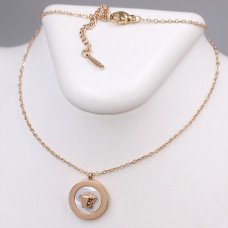 Ланцюжок із кулоном Stainless Steel. Сталь. Позолота ЧВ. Довжина ланцюжка: 40-45 см.