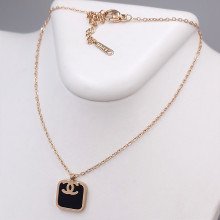 Ланцюжок із кулоном Stainless Steel. Сталь. Позолота ЧВ. Довжина ланцюжка: 40-45 см.