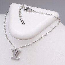 Ланцюжок із кулоном Stainless Steel. Сталь. Родій. Довжина ланцюжка: 40-45 см
