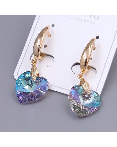Сережки XР. Позолота 18К. Камені: Swarovski. Довжина: 39 мм. Ширина: 14 мм.