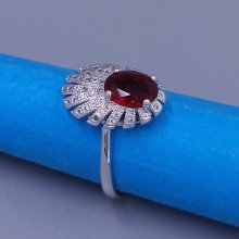 Каблучка XР. Родій. Камені: циркон. Є: 16р 18р 19р