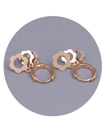 Сережки ХР. Позолота 18К. Довжина: 24 мм. Ширина: 10 мм.