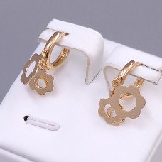 Сережки ХР. Позолота 18К. Довжина: 24 мм. Ширина: 10 мм.