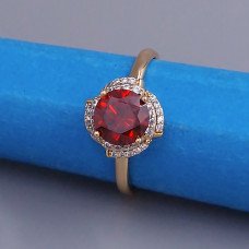 Каблучка XР. Позолота 18К. Камені: циркон. Є: 19р