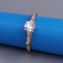 Каблучка XР. Позолота 18К. Камені: циркон. Є: 19р
