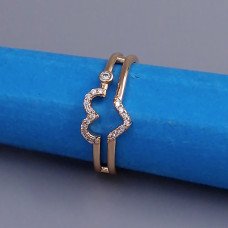 Каблучка XР. Позолота 18К. Камені: циркон. Є: 16р