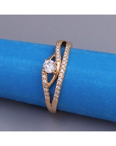 Каблучка XР. Позолота 18К. Камені: циркон. Є: 16р