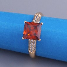 Каблучка XР. Позолота 18К. Камені: циркон. Є: 19р 20р