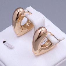Сережки ХР. Позолота 18К. Довжина: 19 мм. Ширина: 6 мм.