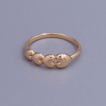 Каблучка XР. Позолота 18К. Є: 16р 17р 18р 19р 20р