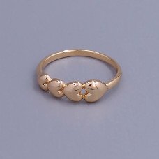 Каблучка XР. Позолота 18К. Є: 16р 17р 18р 19р 20р