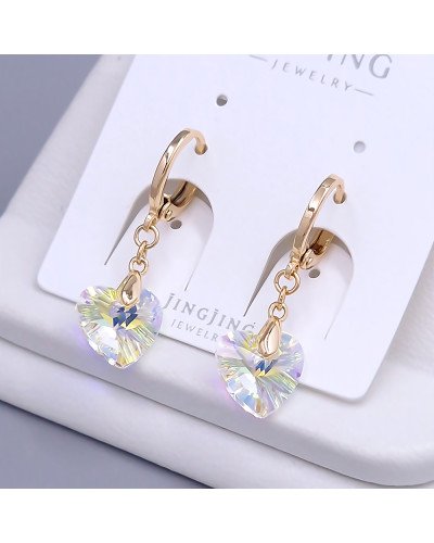 Сережки XР. Позолота 18К. Камені: Swarovski бензинового кольору. Довжина: 26 мм. Ширина: 10 мм.