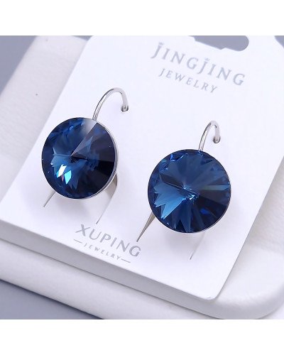 Сережки ХР. Родій. Камені: Swarovski. Довжина: 21 мм. Ширина: 14 мм.