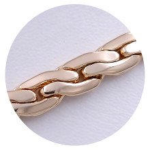 Ланцюжок XР. Позолота 18К. Довжина: 59.5 см. Ширина: 6 мм.