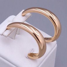 Сережки-гвоздики ХР. Позолота 18К. Довжина: 34 мм. Ширина: 7 мм.