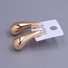 Сережки-гвоздики ХР. Позолота 18К. Довжина: 29 мм. Ширина: 12 мм.
