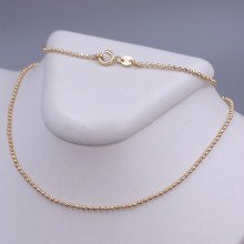 Ланцюжок XР. Позолота 18К. Довжина: 44.5 см. Ширина: 1 мм.