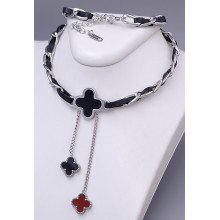 Ланцюжок із кулоном Stainless Steel. Сталь. Родій. Довжина: 44-49 см