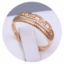 Каблучка XР. Позолота 18К. Є: 16р 19р