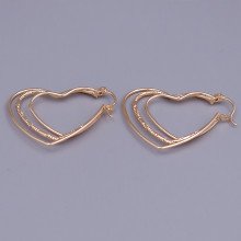 Сережки ХР M&L. Позолота 18К. Довжина: 32 мм. Ширина: 36 мм.