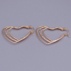 Сережки ХР M&L. Позолота 18К. Довжина: 32 мм. Ширина: 36 мм.