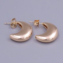 Сережки-гвоздики ХР M&L. Позолота 18К. Довжина: 20 мм. Ширина: 6 мм.