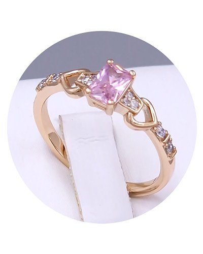 Каблучка XР. Позолота 18К. Камені: циркон. Є: 17р 18р