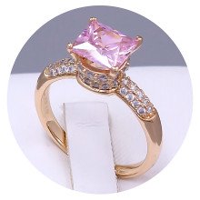 Каблучка XР. Позолота 18К. Камені: циркон. Є: 17р 19р