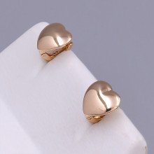 Сережки ХР. Позолота 18К. Діаметр: 11 мм. Ширина: 10 мм.