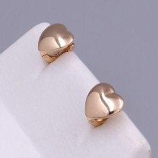 Сережки ХР. Позолота 18К. Діаметр: 11 мм. Ширина: 10 мм.