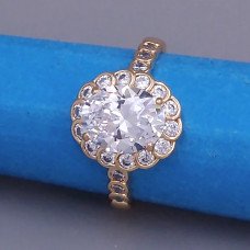 Каблучка XР. Позолота 18К. Камені: циркон. Є: 16р