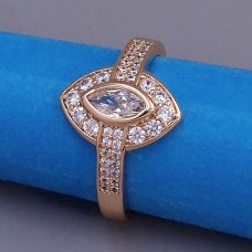 Каблучка XР. Позолота 18К. Камені: циркон. Є: 16р 19р