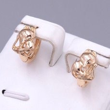 Сережки ХР M&L. Позолота 18К. Діаметр: 13 мм. Ширина: 9мм