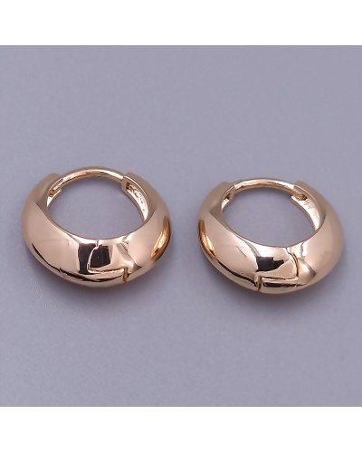 Сережки ХР M&L. Позолота 18К. Діаметр: 15 мм. Ширина: 7 мм