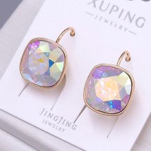 Сережки XР. Позолота 18К. Камені: Swarovski бензинового кольору. Довжина: 18 мм. Ширина: 13 мм.