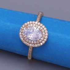 Каблучка XР. Позолота 18К. Камені: циркон. Є: 16р 17р 19р
